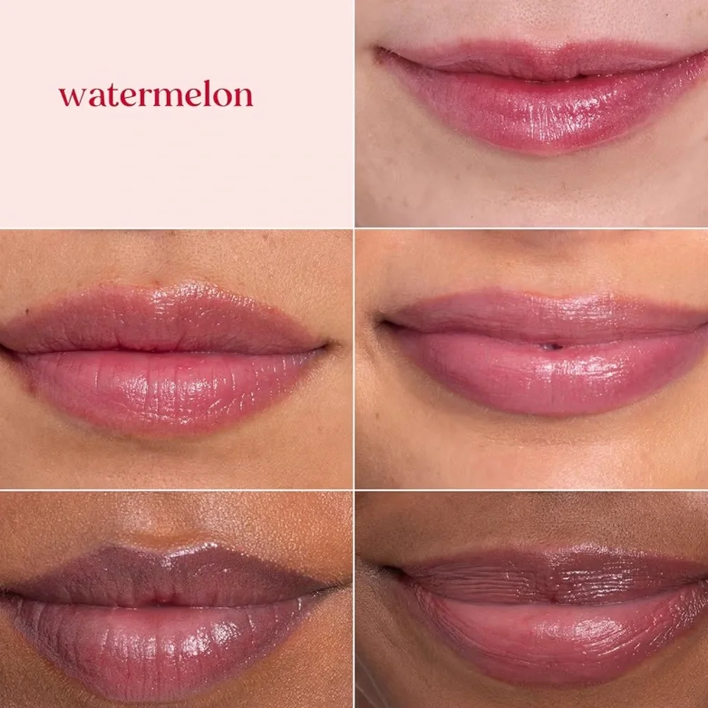 Burt's Bees Lip Shimmer Trio - Watermelon, Champagne, Guava